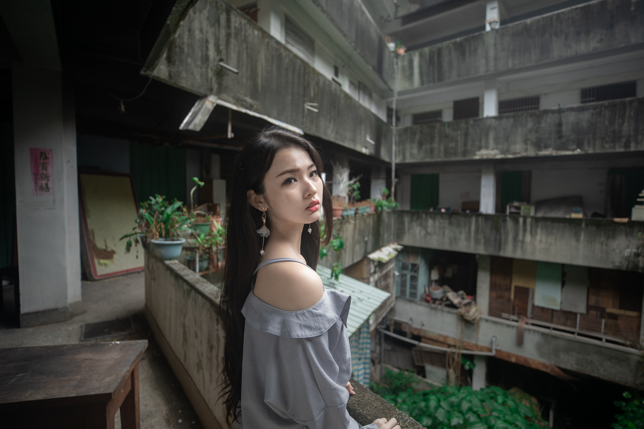 沈秋國作品  邻家女孩杨宓凌